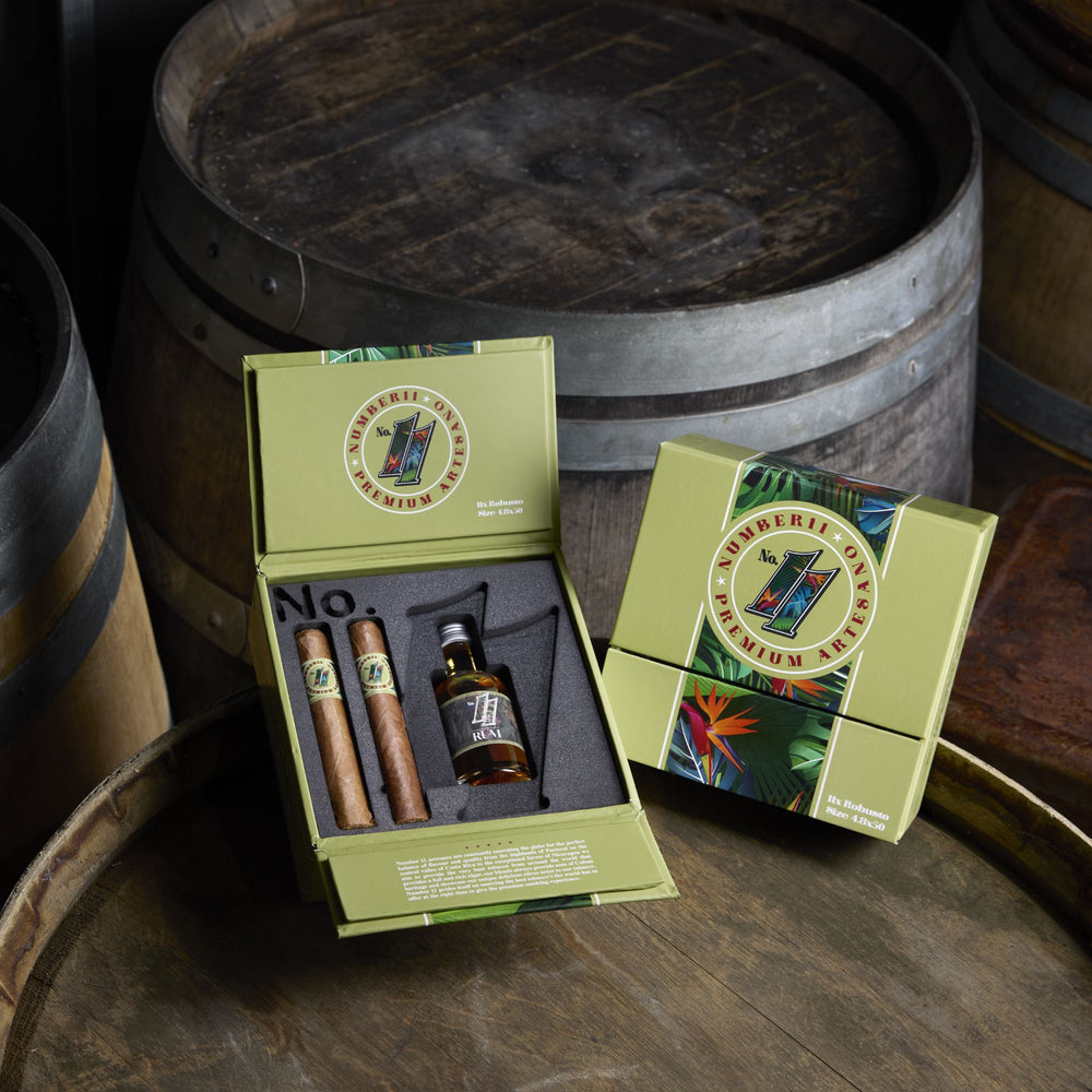 Number 11 Artisan Rum & Cigar Gift Pack