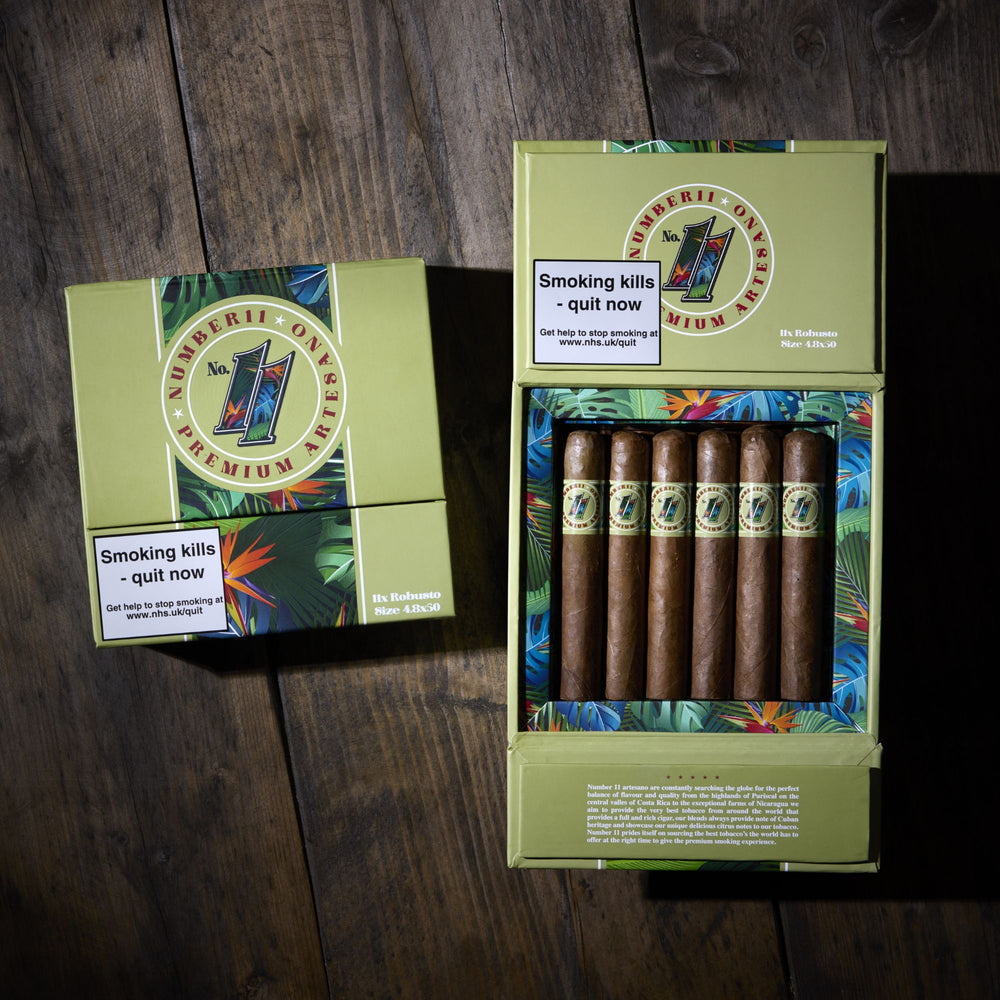 Number 11 Artisan Cigar - Premium Robusto Box of 11